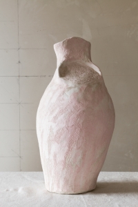Pink Vessel with Medallion